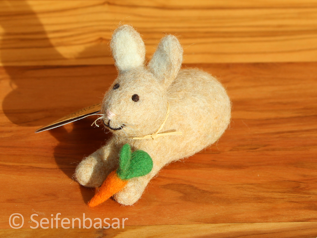 Filzhase Schorsch (beige)